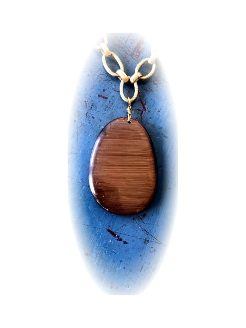 Rose Gold Real-Leaf Necklace - Handmade, One of a Kind